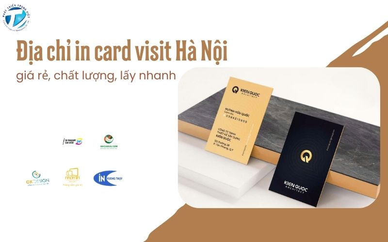 Địa chỉ in card visit Hà Nội giá rẻ, chất lượng, lấy nhanh